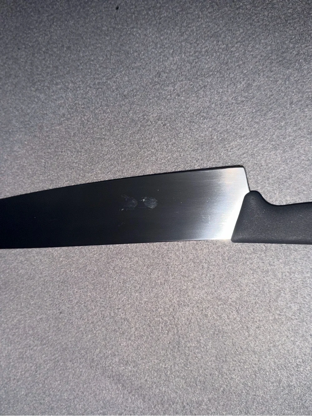 Victorinox Black and Silver Chef Knife